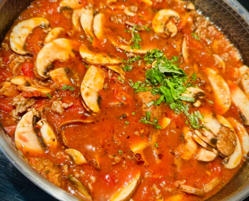 Bolognese mal anders – mit Pilz-Power! Bolognese mal anders – mit Pilz-Power!